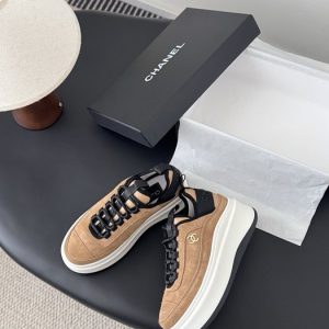 Chanel Tan Women shoes Yupoo 1:1