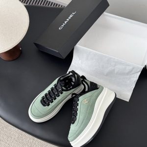 Chanel Green Women shoes Yupoo 1:1