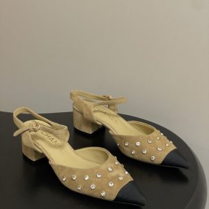 Chanel Tan Women shoes Yupoo 1:1