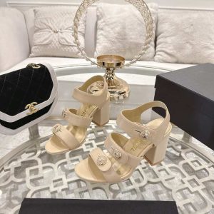 Chanel Beige Women shoes Yupoo 1:1
