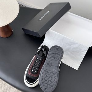 Chanel Burgundy Women shoes Yupoo 1:1