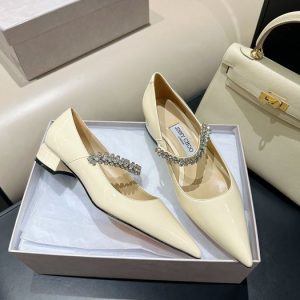 Jimmy Beige Women shoes Yupoo 1:1