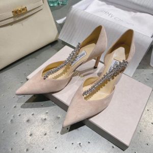 Jimmy Beige Women shoes Yupoo 1:1