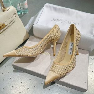 Jimmy Beige Women shoes Yupoo 1:1