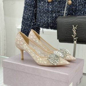 Jimmy Beige Women shoes Yupoo 1:1