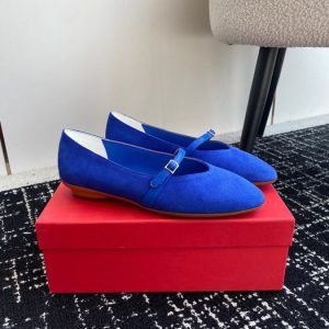 Ferragamo Blue Women shoes Yupoo 1:1
