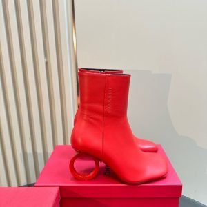 Ferragamo Red Women shoes Yupoo 1:1