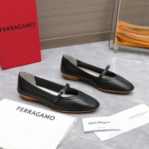 Ferragamo Black Women shoes Yupoo 1:1