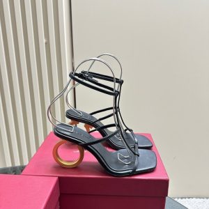 Ferragamo Beige Women shoes Yupoo 1:1