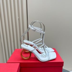 Ferragamo White Women shoes Yupoo 1:1