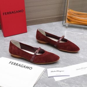 Ferragamo White Women shoes Yupoo 1:1