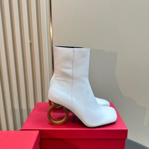 Ferragamo White Women shoes Yupoo 1:1