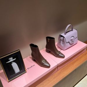 Ferragamo Brown Women shoes Yupoo 1:1