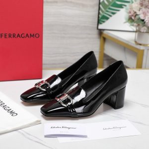 Ferragamo Black Women shoes Yupoo 1:1
