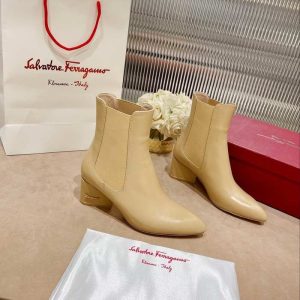 Ferragamo Tan Women shoes Yupoo 1:1