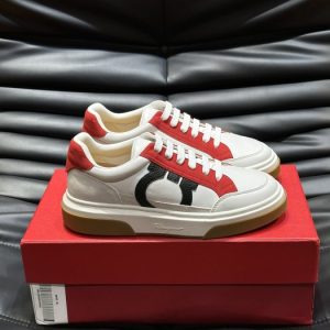 Ferragamo White Women shoes Yupoo 1:1