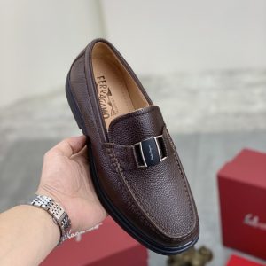 Ferragamo Brown Women shoes Yupoo 1:1