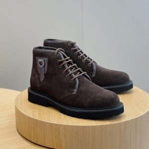 Ferragamo Brown Women shoes Yupoo 1:1