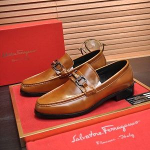 Ferragamo Tan Women shoes Yupoo 1:1