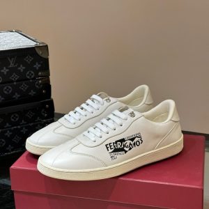 Ferragamo White Women shoes Yupoo 1:1