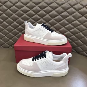 Ferragamo White Women shoes Yupoo 1:1