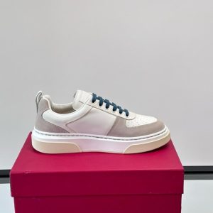 Ferragamo Grey Women shoes Yupoo 1:1