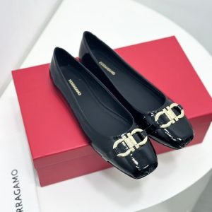 Ferragamo Black Women shoes Yupoo 1:1