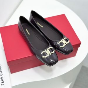 Ferragamo Black Women shoes Yupoo 1:1