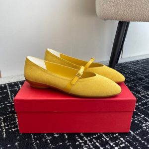 Ferragamo White Women shoes Yupoo 1:1