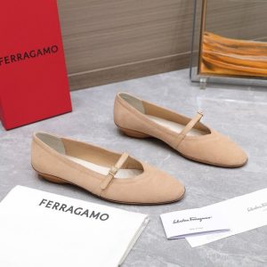 Ferragamo White Women shoes Yupoo 1:1