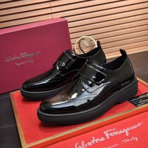 Ferragamo Brown Women shoes Yupoo 1:1