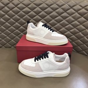 Ferragamo White Women shoes Yupoo 1:1