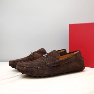 Ferragamo Brown Women shoes Yupoo 1:1