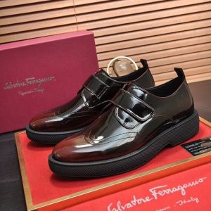 Ferragamo Brown Women shoes Yupoo 1:1