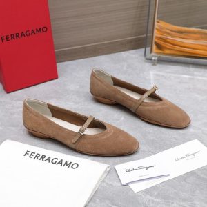 Ferragamo White Women shoes Yupoo 1:1