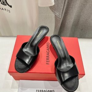 Ferragamo White Women shoes Yupoo 1:1