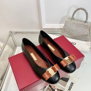 Ferragamo Black Women shoes Yupoo 1:1