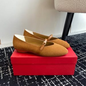 Ferragamo Tan Women shoes Yupoo 1:1