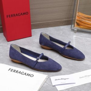 Ferragamo White Women shoes Yupoo 1:1