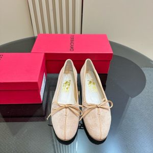 Ferragamo Beige Women shoes Yupoo 1:1
