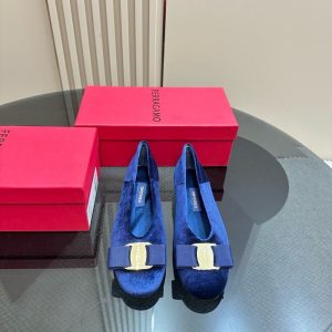 Ferragamo Blue Women shoes Yupoo 1:1