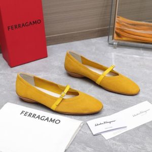 Ferragamo Tan Women shoes Yupoo 1:1