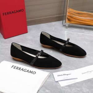 Ferragamo White Women shoes Yupoo 1:1