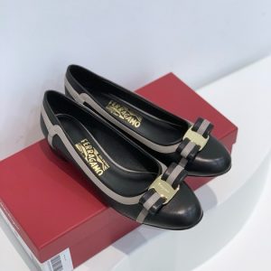 Ferragamo White Women shoes Yupoo 1:1