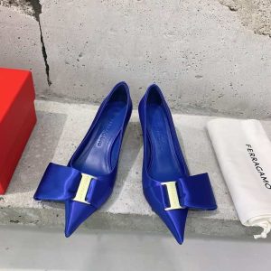 Ferragamo Blue Women shoes Yupoo 1:1