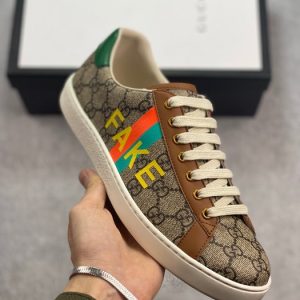 Gucci Brown Yupoo Men shoes Top quality
