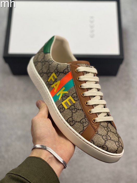 Gucci Brown Yupoo Men shoes Top quality