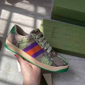 Gucci Brown Yupoo Men shoes Top quality