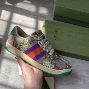 Gucci Brown Yupoo Men shoes Top quality