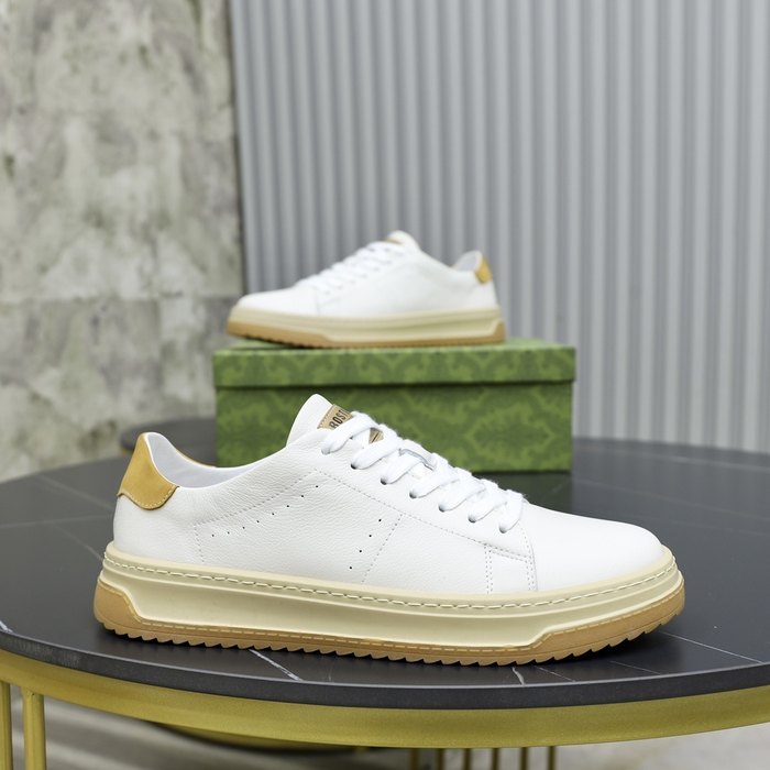 Gucci Tan Yupoo Men shoes Top quality